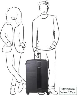 Decent Transit Medium Koffer - 70 Cm - Rood -Reis Opberg Artikelen 975x1200 2