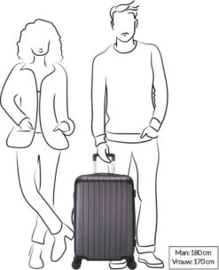 Decent Tranporto-One Reiskoffer 66 Cm - Zalmroze -Reis Opberg Artikelen 975x1200 3