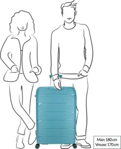 Decent EXPLORER PP Trolley 77 Cm - 106 Liter - TSA Slot - Black -Reis Opberg Artikelen 976x1200 1