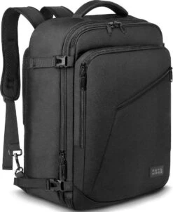 TRVLMORE Reistas - Rugzak - Handbagage Weekendtas - Backpack - Waterafstotend - 40L - Zwart