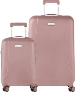 CarryOn Skyhopper Kofferset – TSA Handbagage + Reiskoffer 78cm – Dubbele Wielen - Old Pink 13 CarryOn Skyhopper Kofferset – TSA Handbagage + Reiskoffer 78cm – Dubbele Wielen - Old Pink -Reis Opberg Artikelen 977x1200 1