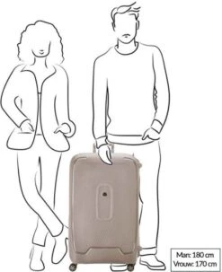 Delsey Moncey Trolley Case - 82 Cm - Blue -Reis Opberg Artikelen 977x1200