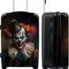 NoBoringSuitcases.com® Koffer Groot - Clown - Hoed - Kraag - Portret - Killer Clown - Trolley Koffer Met TSA-slot - Met Wielen - 90 Liter - Reiskoffer - 66 Cm -Reis Opberg Artikelen 985x1200 6