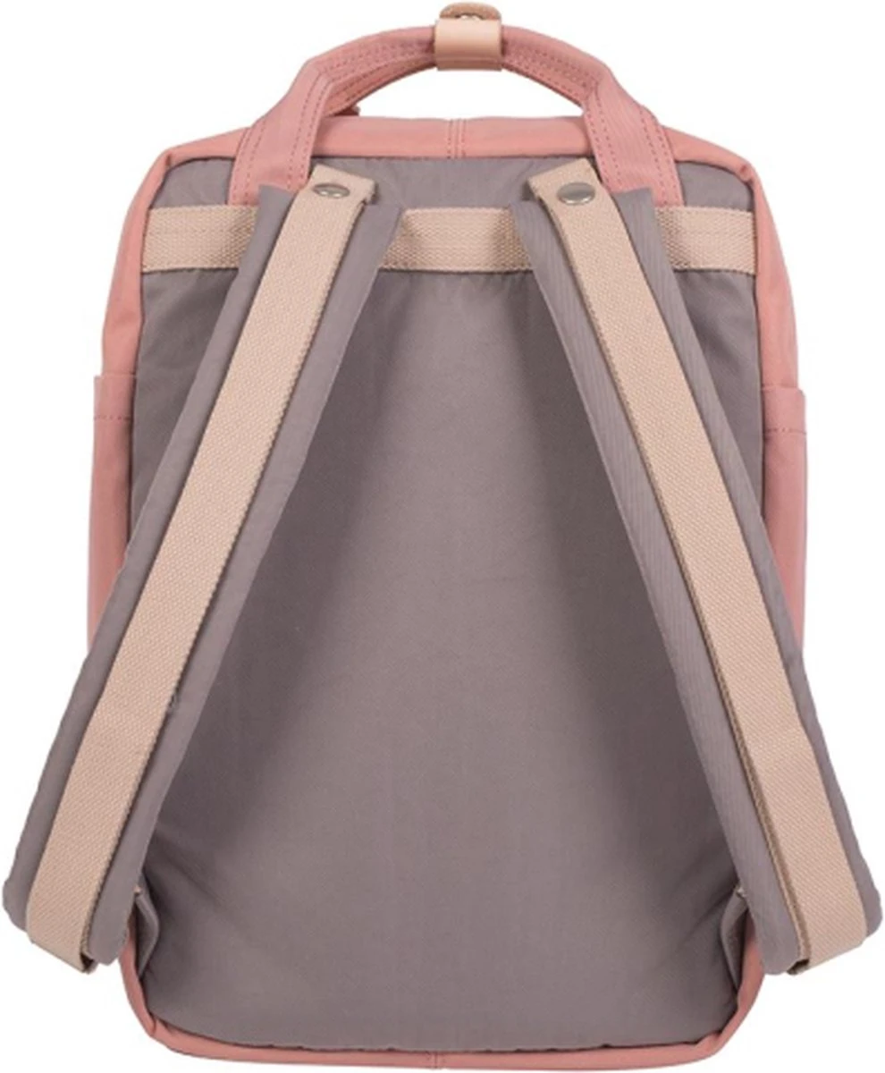 Doughnut Rugtas / Rugzak / Laptoptas / Schooltas - Macaroon - 14 Inch - 16 Liter - Paars 6 Doughnut Rugtas / Rugzak / Laptoptas / Schooltas - Macaroon - 14 Inch - 16 Liter - Paars - Afbeelding 4