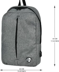 SafeSave Rugtas – Waterafstotende Schooltas Met Laptop Vak En Usb Aansluiting – Schoudertas – 15.6 Inch – Licht Grijs 20 SafeSave Rugtas – Waterafstotende Schooltas Met Laptop Vak En Usb Aansluiting – Schoudertas – 15.6 Inch – Licht Grijs -Reis Opberg Artikelen 991x1200 3