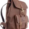 WILD WOODS Leren Unisex Rugzak Met Voorvak - Dames En Heren - Wandel Rugtas - Buffelleer - Vintage Donkerbruin -Reis Opberg Artikelen 993x1200 1