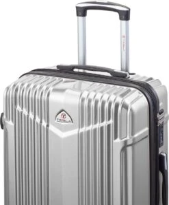 Tesla PC - Reiskoffer - 65 Cm - 4 Wielen - Zilver -Reis Opberg Artikelen 996x1200