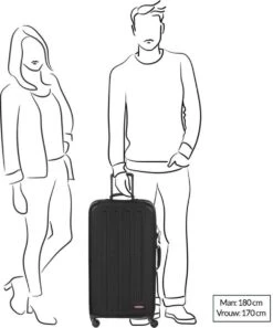 Eastpak TRANZSHELL L Reiskoffer (77 X 43 X 26.5 Cm) - Black -Reis Opberg Artikelen 998x1200 2