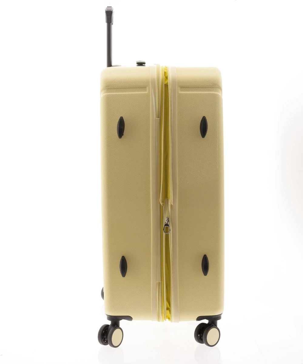 Gladiator Tropical Grote Koffer Expandable - 77 Cm - 105/117 Liter - Geel 12 Gladiator Tropical Grote Koffer Expandable - 77 Cm - 105/117 Liter - Geel - Afbeelding 10